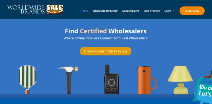 Worldwide Brands homepage