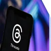 Mobile showing Threads logo