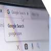 Mouse hovering over Google search tab in a browser