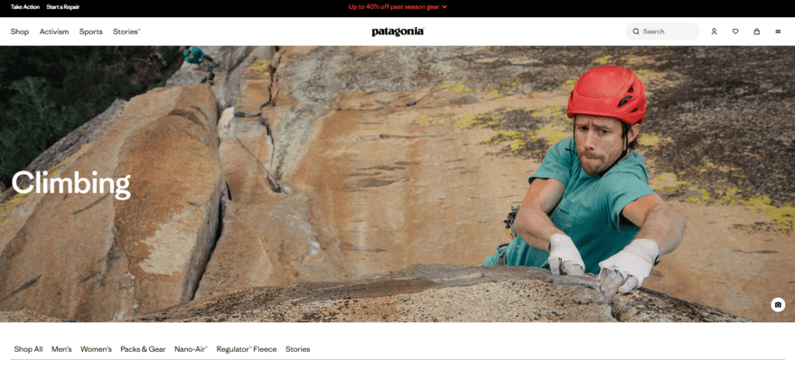 Patagonia high quality product images Patagonia climbing product images