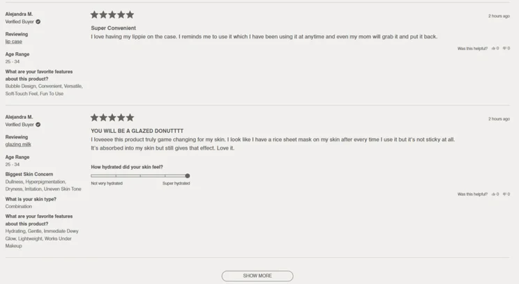 Rhode customer reviews