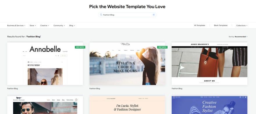 Wix Blog Templates
