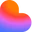 Lovable logo showing a colourful heart on its side