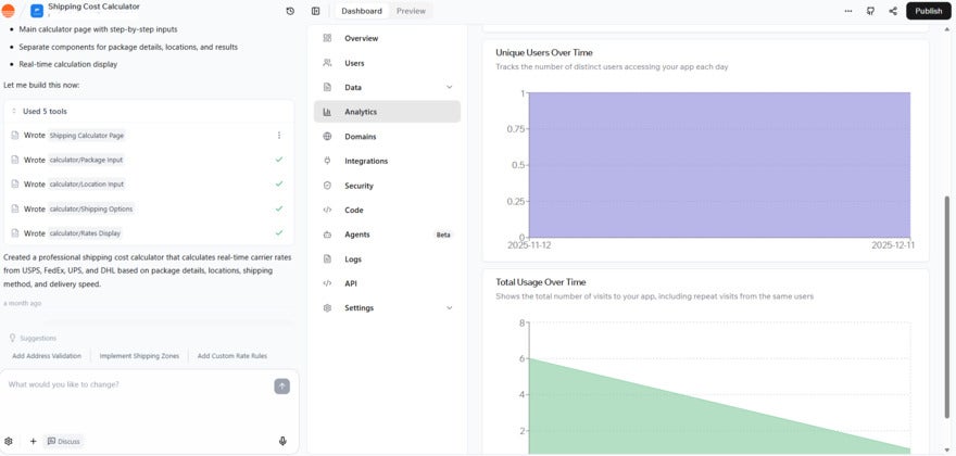 Base44 Backend Analytics